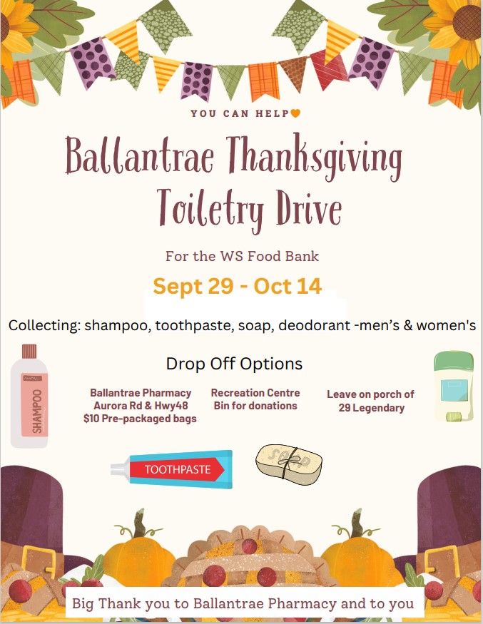 Thanksgiving Toiletry Drive 2023